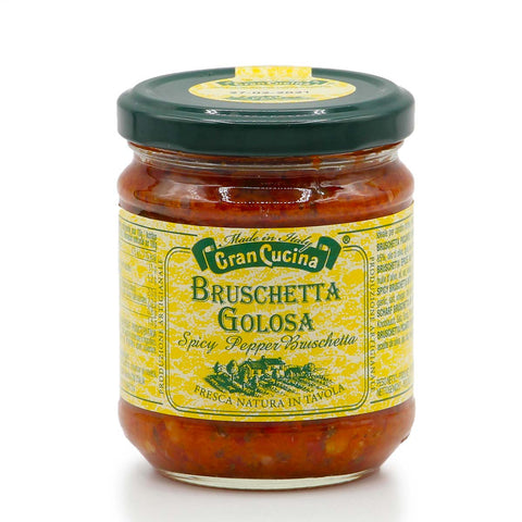 Bruschetta mit scharfer Paprika in 180g Glas