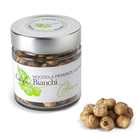 geröstete Haselnüsse in 100g Schraubgls