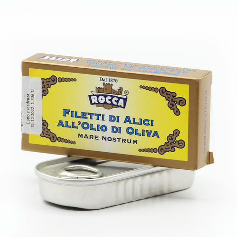 Rocca Sardellenfilets in Olivenöl in 46g Konservendose